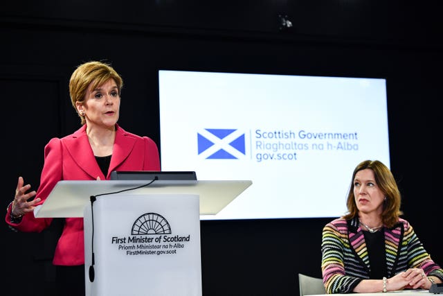 Scotland's First Minister Nicola Sturgeon said  Chief Medical Officer Dr Catherine Calderwood 