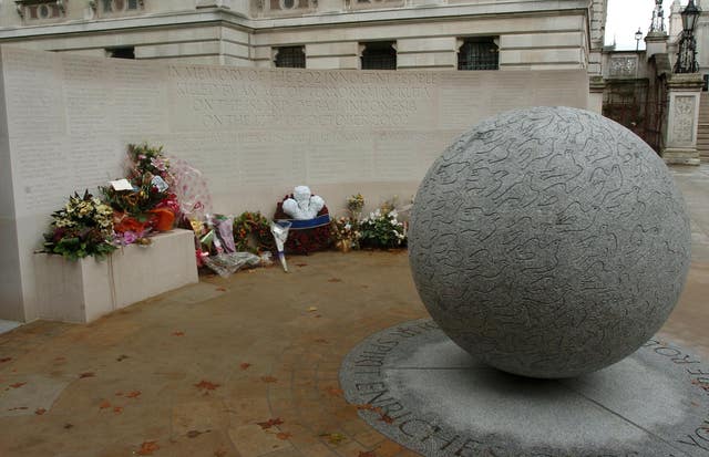Memorial to victims of Bali bombing (Ian Nicholson/PA)