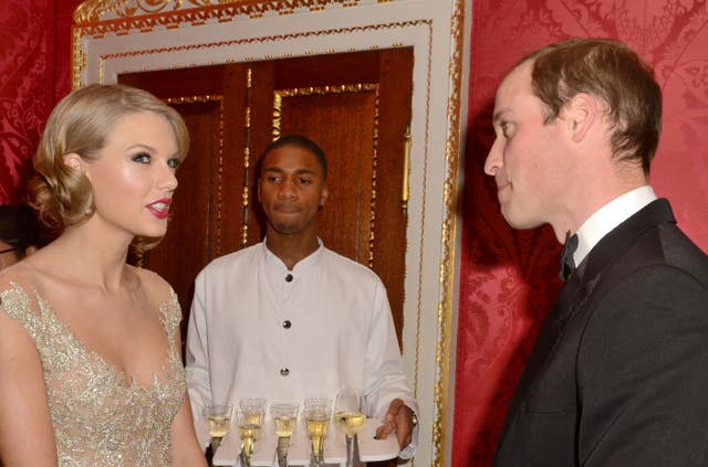 William speaks to Taylor Swift