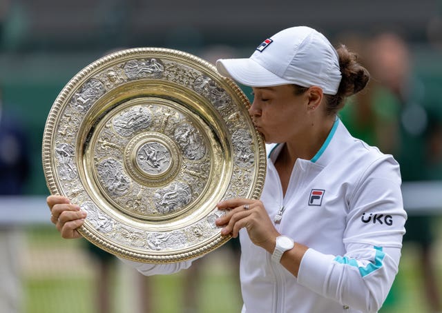 Ashleigh Barty won Wimbledon last year