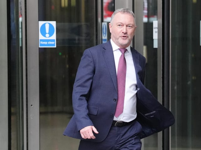 Steve Reed leaves BBC headquarters in London