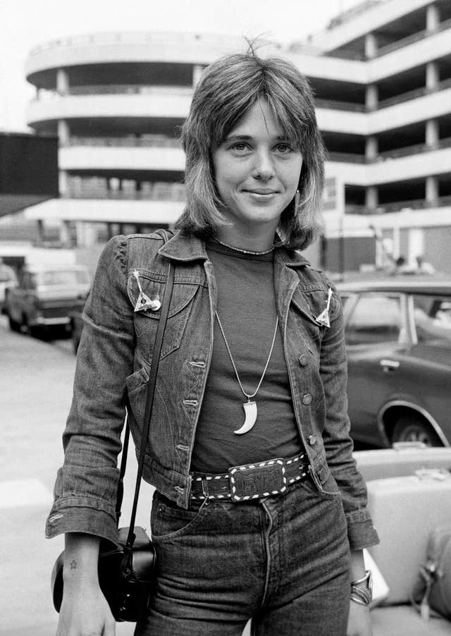 Singer Suzi Quatro – Heathrow Airport – London
