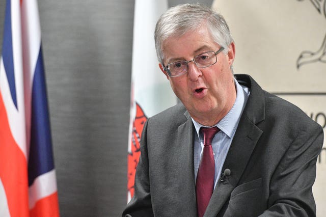 Mark Drakeford, the First Minister of Wales (Ben Birchall/PA)
