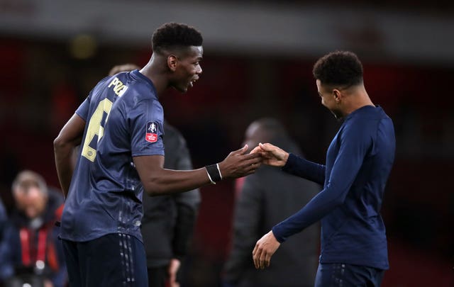 Paul Pogba (left) and Jesse Lingard