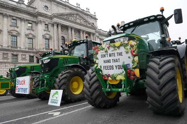 Farmers protest