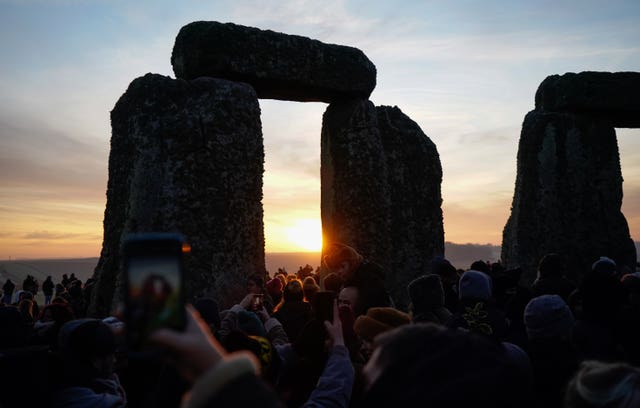 Stonehenge was designed as a solar calendar, suggesting the stones served as a physical representation of the year (Andrew Matthews/PA)