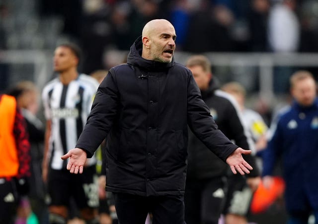 Chelsea manager Enzo Maresca following the Premier League draw at Newcastle