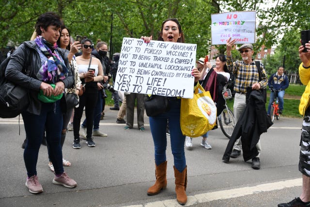 Protests in Hyde Park