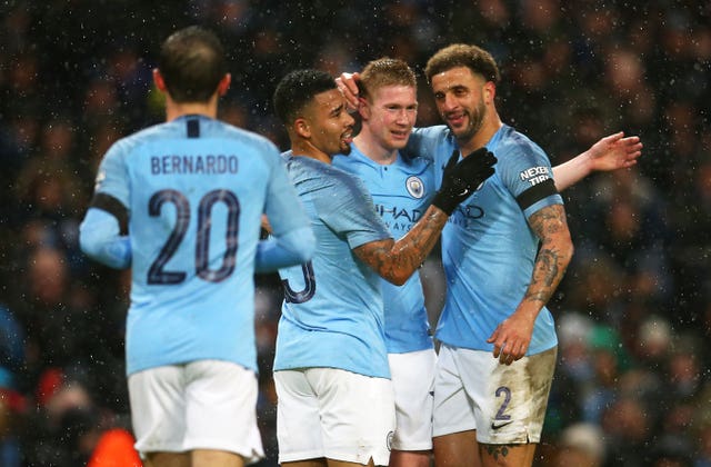 Manchester City celebrate