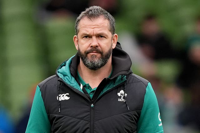 Ireland head coach Andy Farrell