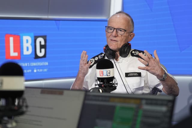 Sir Mark Rowley phone-in on LBC