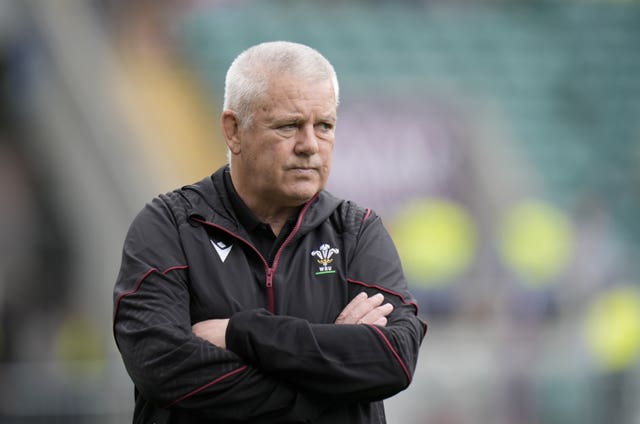 Warren Gatland in pensive mood