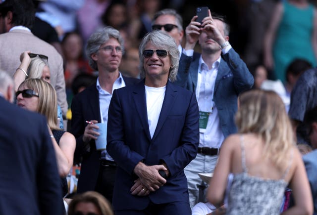 Jon Bon Jovi 'Always' loves a bit of the tennis