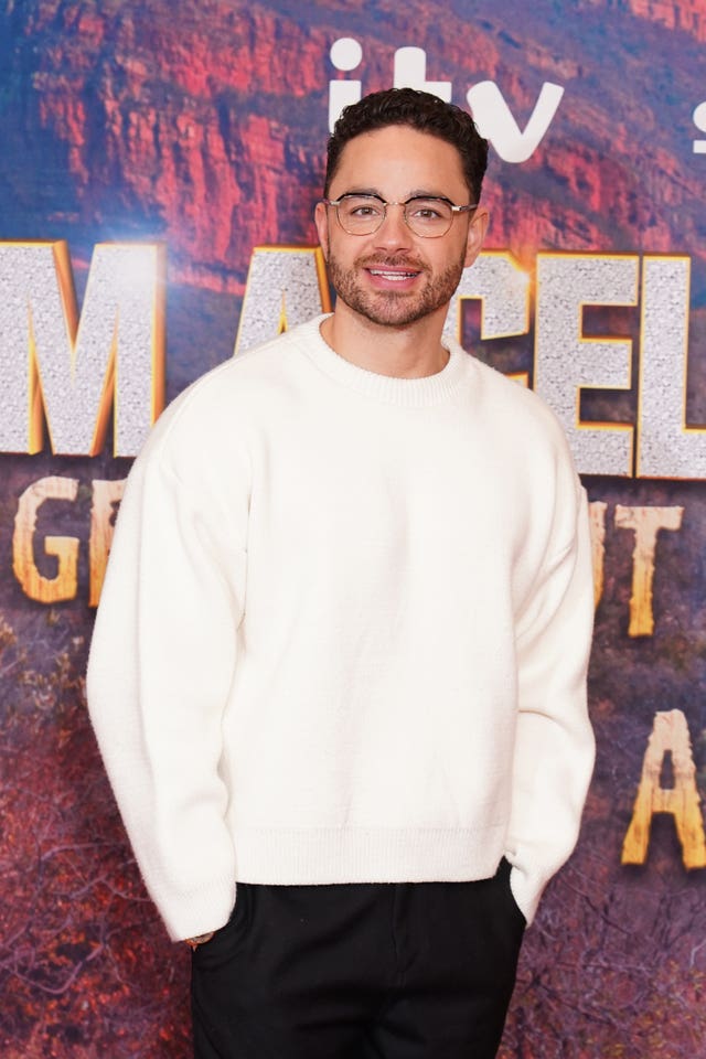 Adam Thomas at a photocall for I’m A Celebrity Get Me Out Of Here! – South Africa