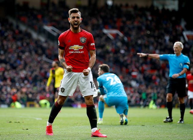 Bruno Fernandes has won three individual prizes for February