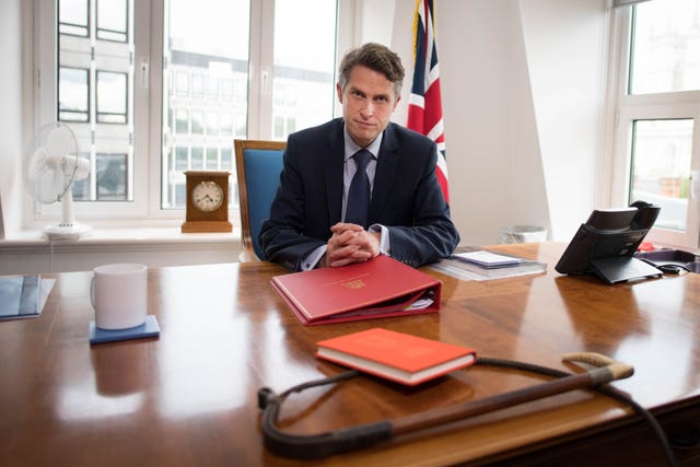 Education Secretary Gavin Williamson