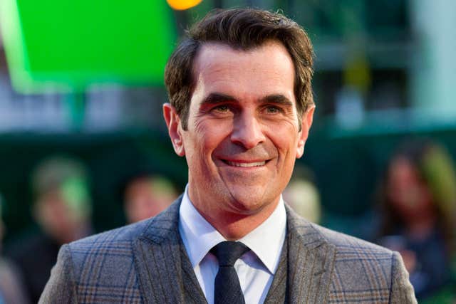 Ty Burrell arriving at the celebrity screening of Muppets Most Wanted 