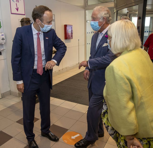 Charles' visit to Chelsea and Westminster Hospital