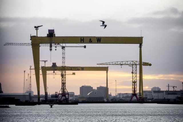 The Harland and Wolff cranes in Belfast