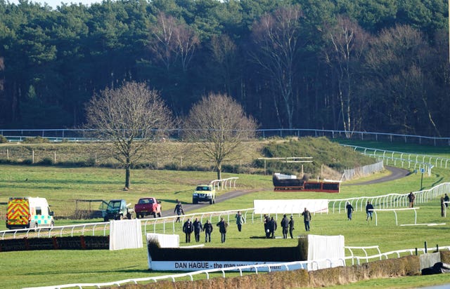 Market Rasen's Friday card is subject to an inspection