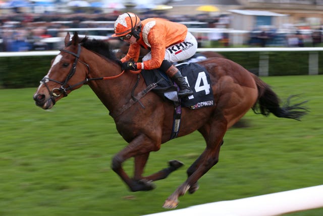 Metier winning the November Handicap at Doncaster 