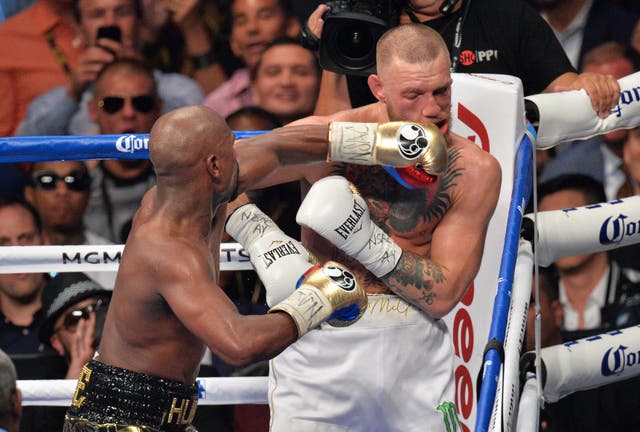 Conor McGregor took on Floyd Mayweather in 2017