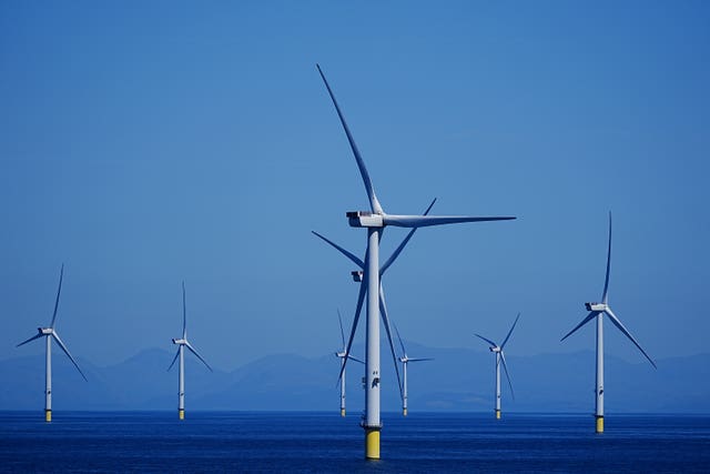 An offshore wind farm