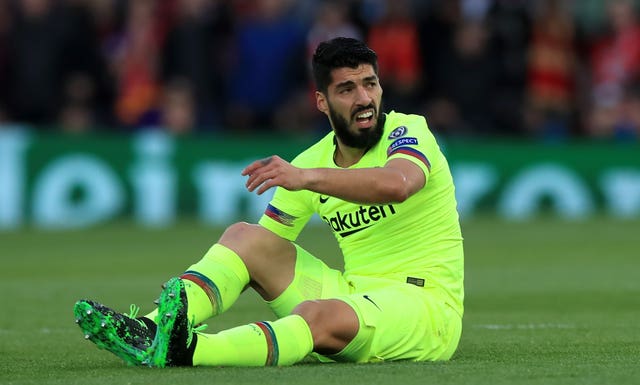 Luis Suarez had surgery on his right knee in January (Peter Byrne/PA)