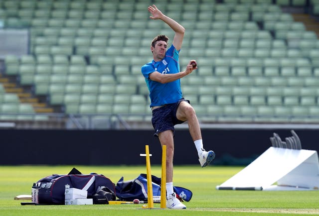 Craig Overton is vying with Somerset team-mate Jack Leach for a place this week.
