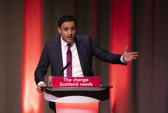 Anas Sarwar at Scottish Labour conference