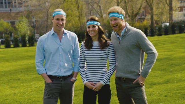 The Heads Together campaign was launched by Harry, Kate and William (Kensington Palace/PA)