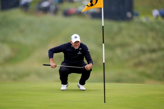 Lee Westwood at The Open