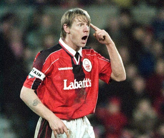 Nottingham Forest captain Stuart Pearce