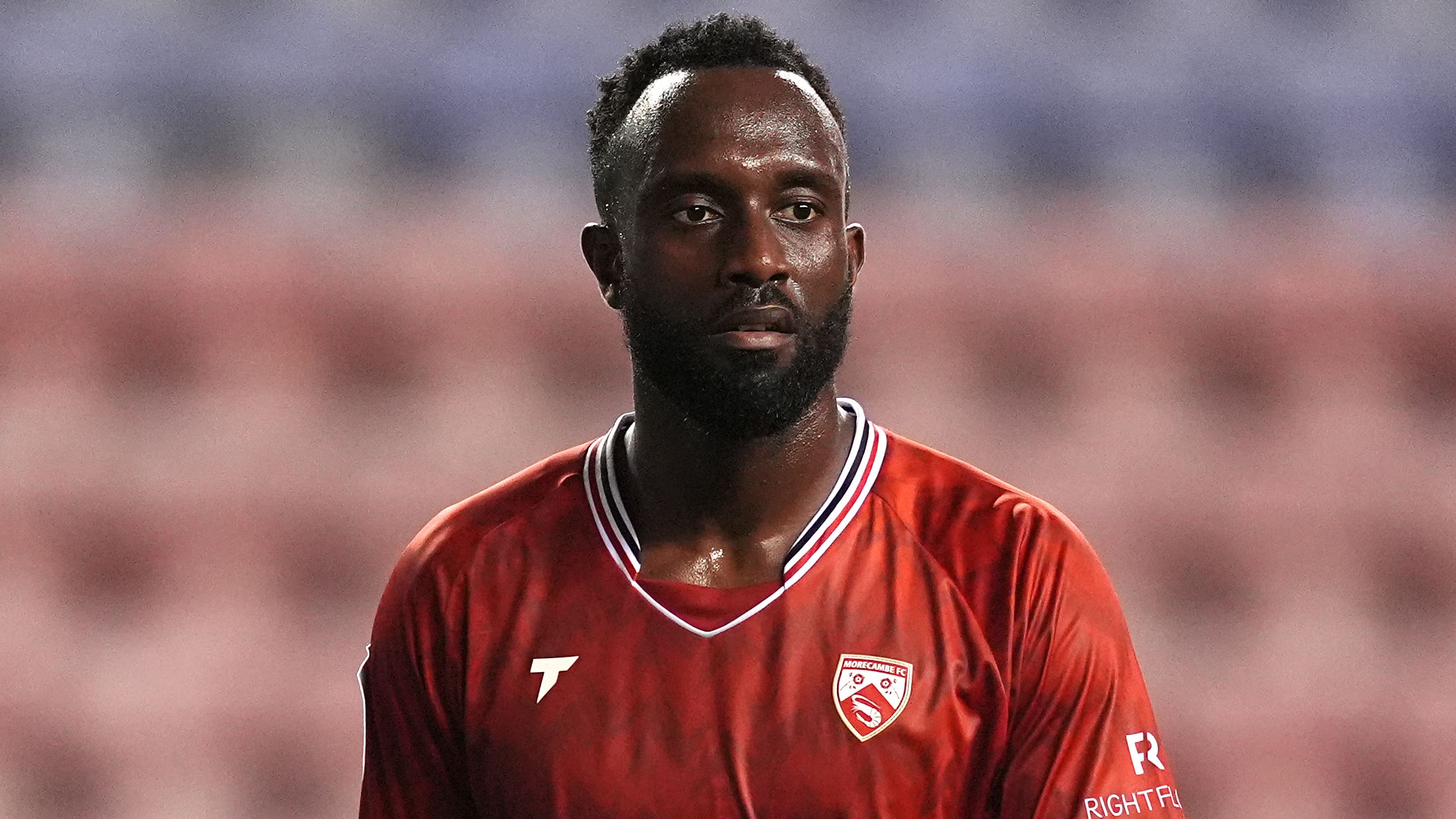 Jordan Slew was Morecambe’s match-winner (Martin Rickett/PA)