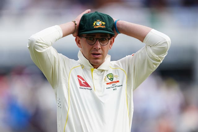 Todd Murphy was a peripheral figure in the third Test (Mike Egerton/PA)