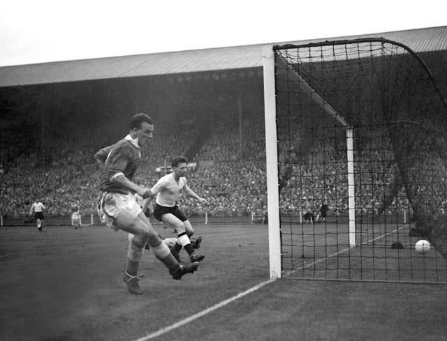 John Charles opened the scoring in Wales' 3-2 loss to England at Wembley