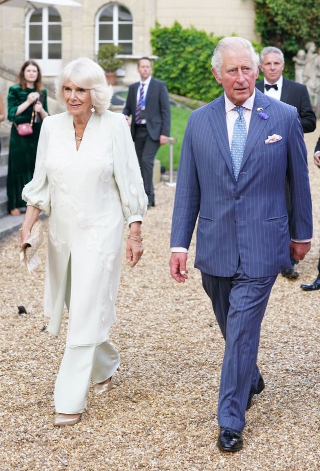 The Prince of Wales and the Duchess of Cornwall at the A Starry Night In The Nilgiri Hills charity event