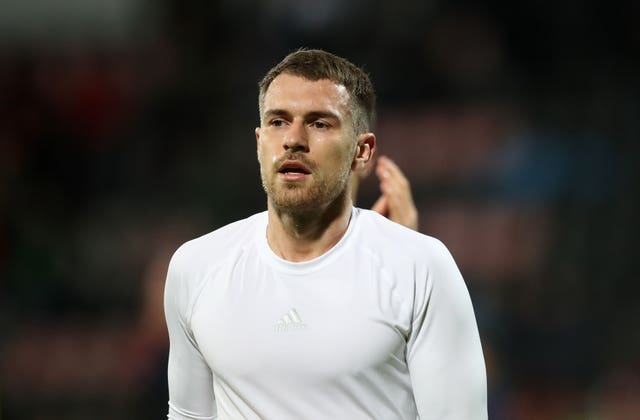 Aaron Ramsey is hoping to be back for Wales on Sunday