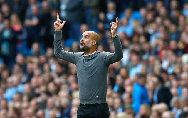 Pep Guardiola urges Manchester City on against Burnley 