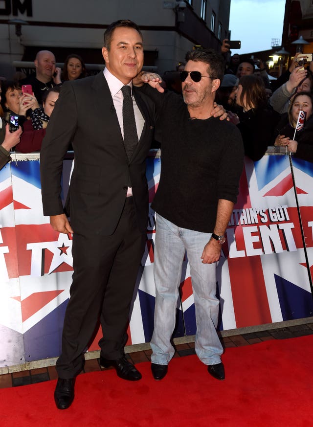 Simon Cowell and David Walliams 