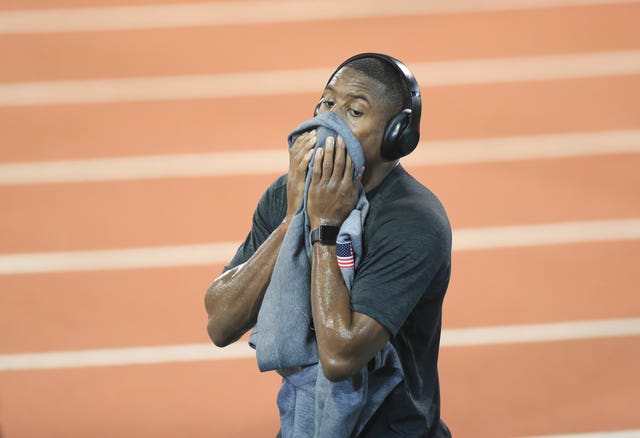 Christian Coleman is the favourite for the 100m title in Doha