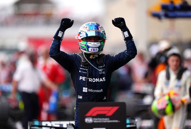 Kimi Antonelli celebrates