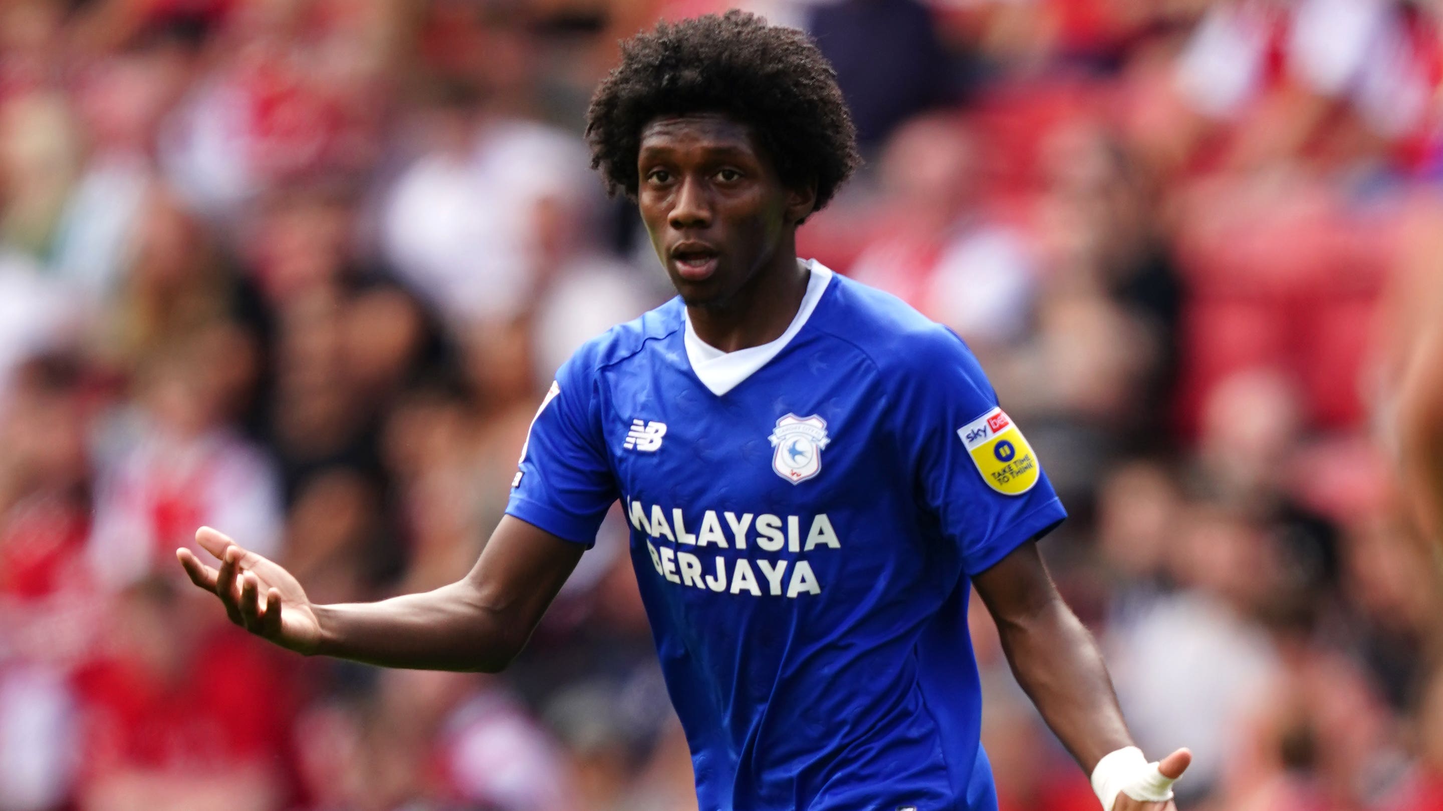 Jaden Philogene scored the winner for Cardiff (David Davies/PA)