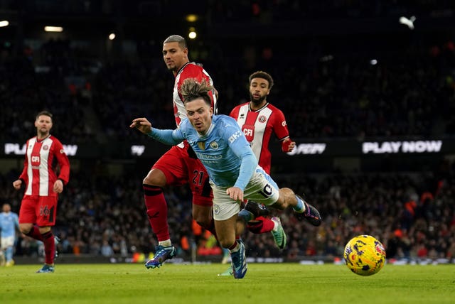 Manchester City v Sheffield United – Premier League – Etihad Stadium