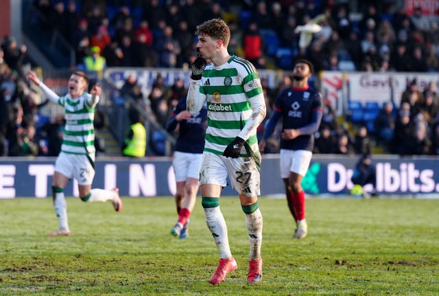 Arne Engels celebrates scoring