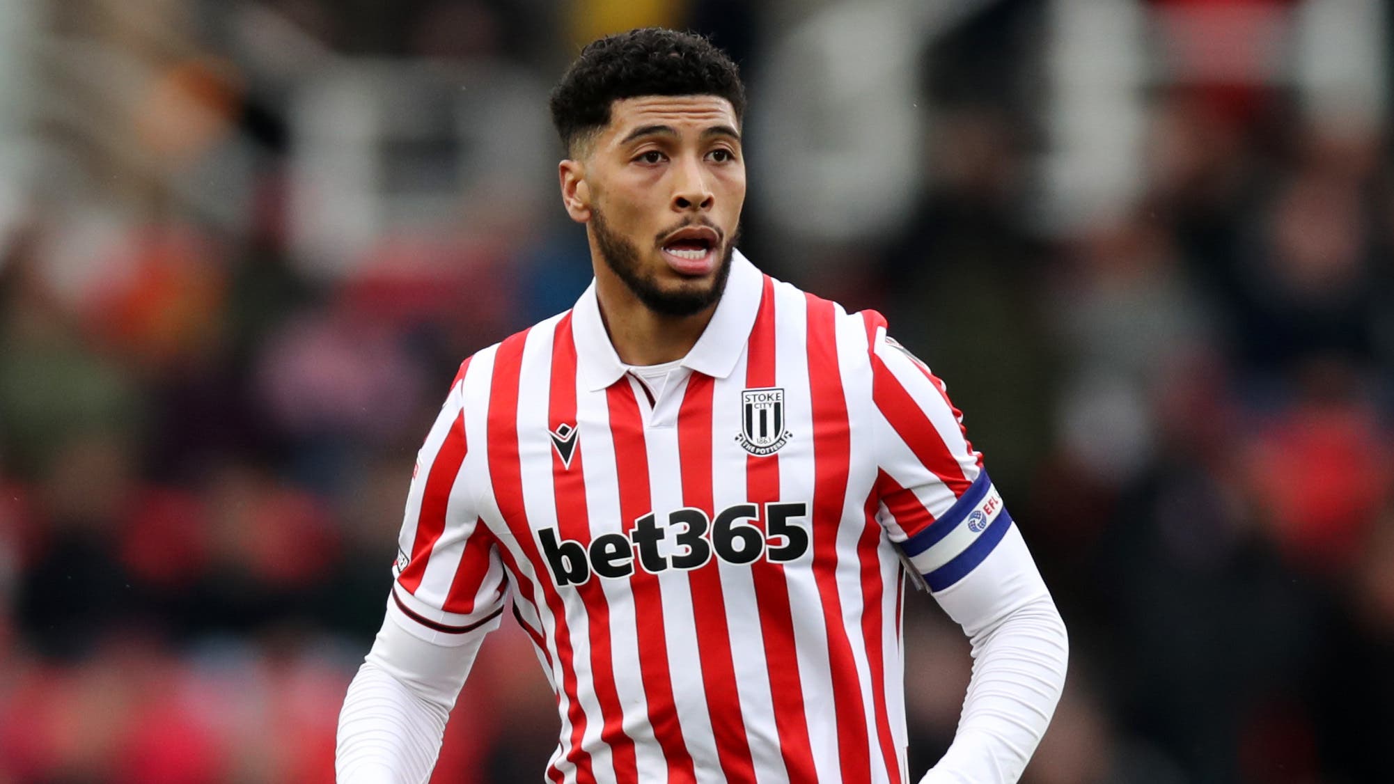 Josh Laurent set Stoke on their way to victory at Hull (Jess Hornby/PA)