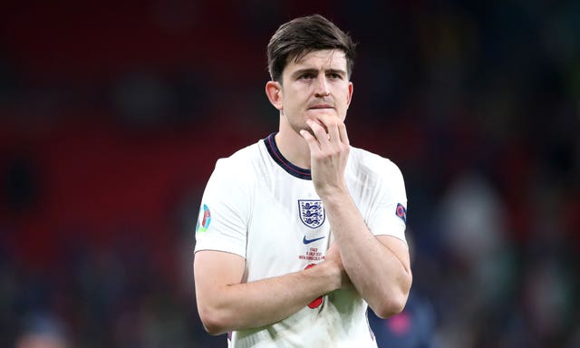 Harry Maguire after England's Euro 2020 final defeat
