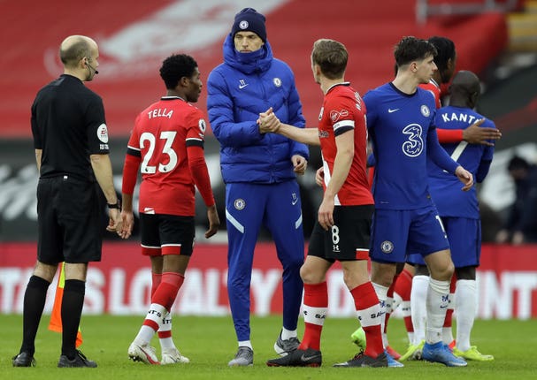 Thomas Tuchel's side were frustrated by Southampton