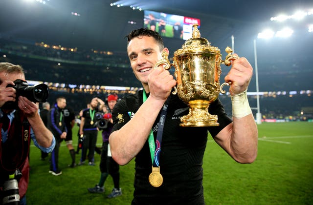 Former New Zealand fly-half Dan Carter is a three-time world player of the year