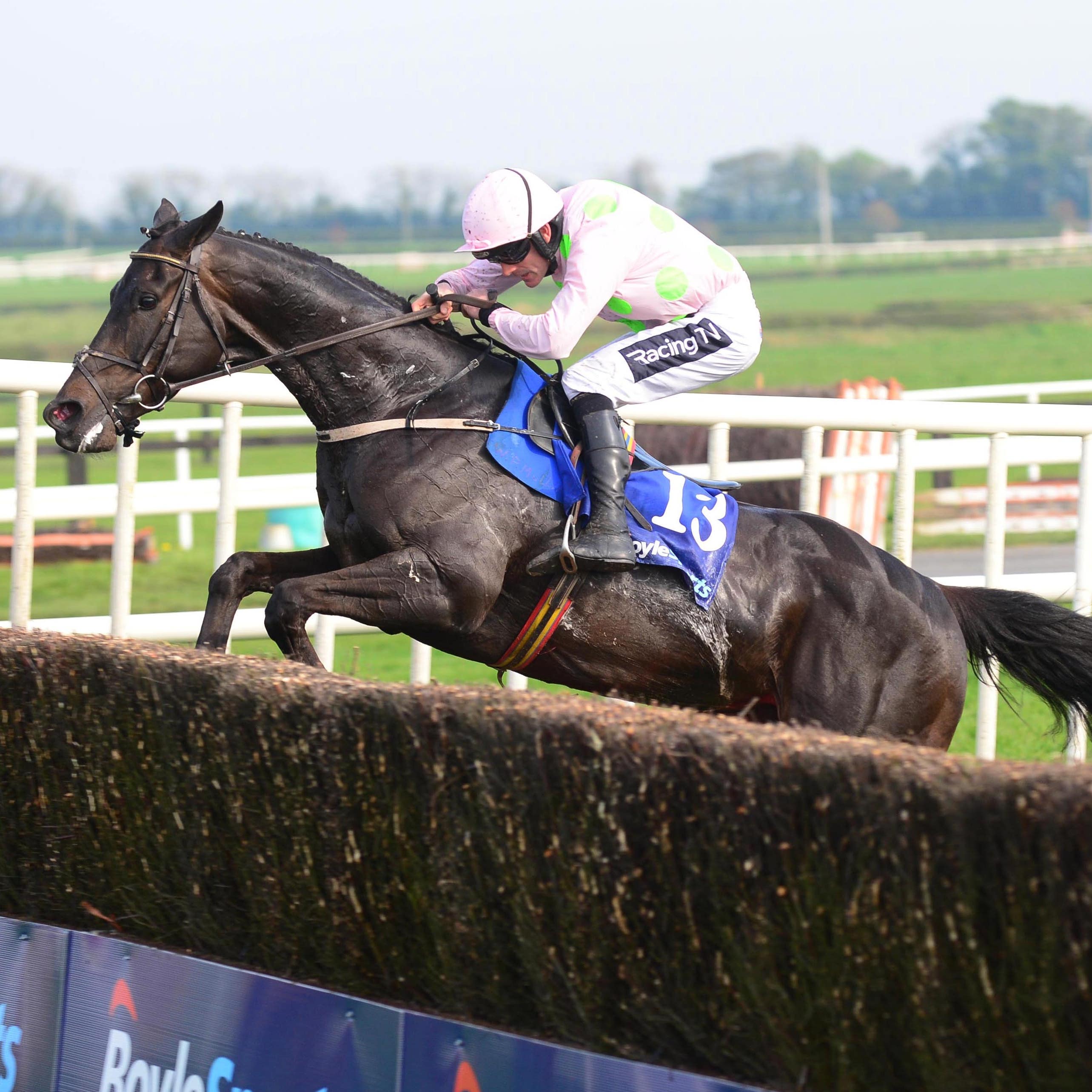 Burrows Saint on his way to winning the Irish Grand National
